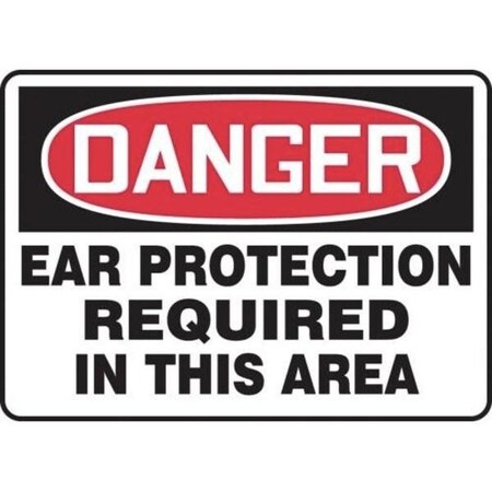 Accuform OSHA DANGER SAFETY SIGN EAR MPPE108VP MPPE108VP